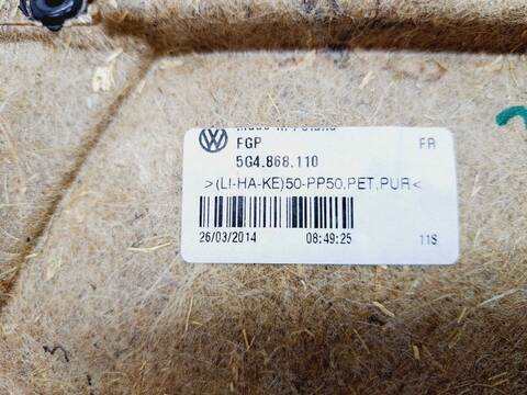 Foto 3ª: Tapizados Cartoneras Volkswagen Golf 1.6 TDI DPF 105CV 77KW [CLH] (2014)