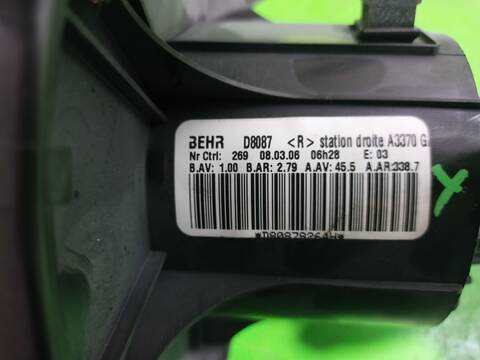 Foto 2ª: Calefacción Opel Zafira COSMO 120CV 88KW [Z19DT] (2007)