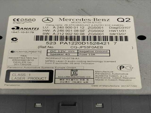 Foto 2ª: Sistema GPS Mercedes Clase C 160 CLA 200 CDI 117.301) 136CV 100KW [651901] (2022)