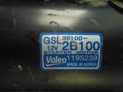 Foto 4ª: Motor de Arranque Kia Soul 1.6 CAT 204CV 150KW [G4FC] (2010)