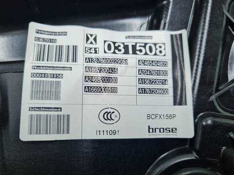 Foto 2ª: Elevalunas Eléctrico Delantero Derecho Mercedes Clase G 230 GLA 200 CDI 156.908) 136CV 100KW [651930] (2016)