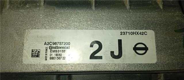 Centralita Motor ECU Nissan Qashqai 1.2 ACENTA [1.2 LTR. - 85 KW 16V CAT]