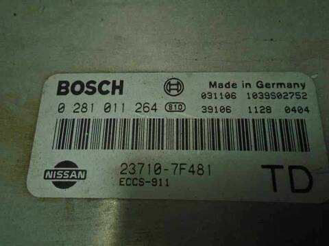 Foto 3ª: Centralita Motor ECU Nissan Terrano AVENUE 125CV 92KW [TD27 TI] (2004)