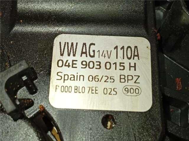 Foto 2ª: Alternador Volkswagen T-Cross 1.0 TSI 85 KW LIFE [1.0 LTR. - 85 KW TSI]