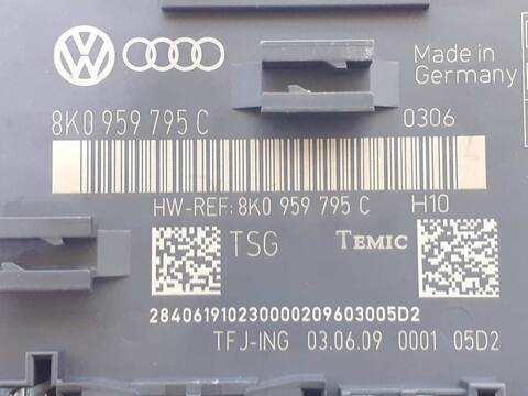 Foto 3ª: Centralita Cierre Centralizado Audi A4 BASICO 143CV 105KW [CAGA] (2009)