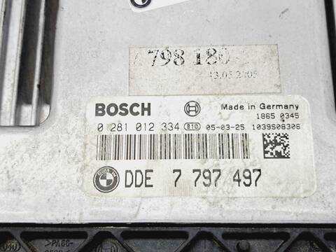Foto 2ª: Centralita Motor ECU Bmw Serie 1 114 120D BERLINA 163CV 120KW [204D4] (2005)