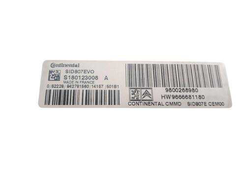 Foto 2ª: Centralita Motor ECU Citroen C4 1.6 HDI 115 (2009)