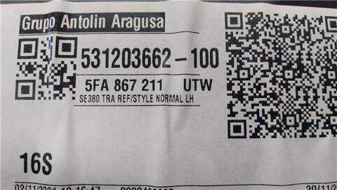 Foto 2ª: Tapizados Cartoneras Seat Leon 2.0 ERENCE [2 0 LTR. - 85 KW TDI] 116CV