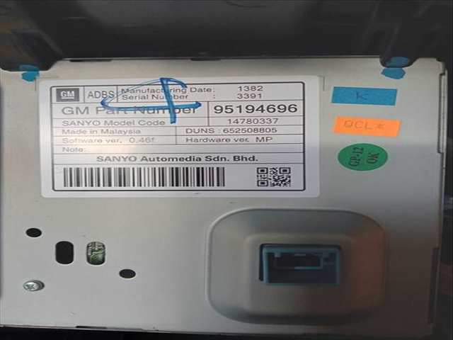 Foto 2ª: Pantalla Multifuncion Chevrolet Orlando LT 1 CAT 141CV (2011)