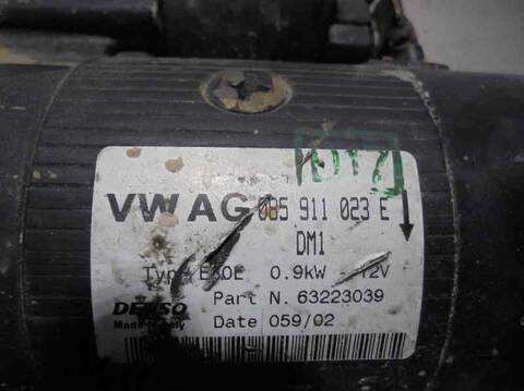 Foto 4ª: Motor de Arranque Volkswagen Lupo 1.4 60CV 44KW [AUD] (2002)