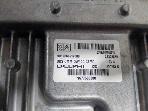Foto 3ª: Centralita Motor ECU Peugeot 508 ALLURE 163CV [RHHDW10CTED4] (2011)