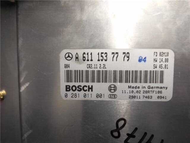 Foto 3ª: Centralita Motor ECU Mercedes Clase C 160 2.2 220 CDI (203.006) [2.2 LTR. - 105 KW CDI CAT] [OM 611.962]