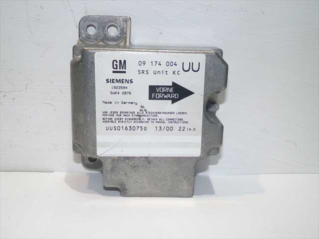 Centralita Airbag Opel Astra 1.6 G MODELO G,1998-2003