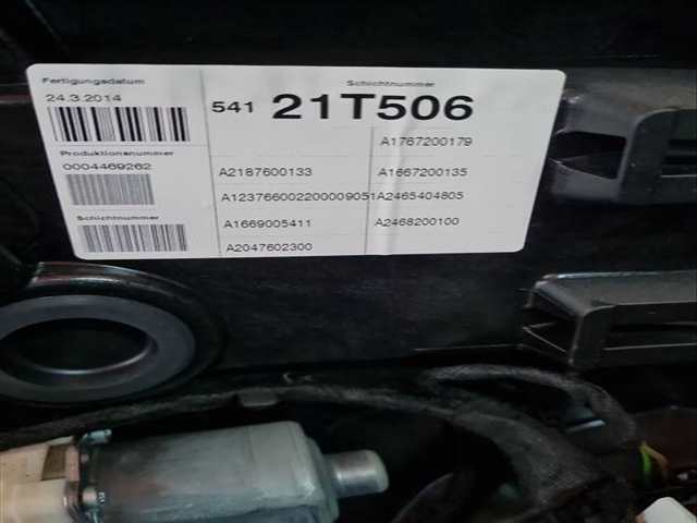 Foto 2ª: Elevalunas Eléctrico Delantero Izquierdo Mercedes Clase G 230 GLA 200 CDI - D 156.908) 136CV 100KW [651.930] (2018)