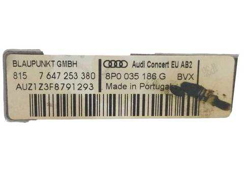 Foto 2ª: Sistema Audio Radio CD Audi A3 2.0 TDI 16V QUATTRO (2003)
