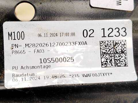 Foto 4ª: Puente Trasero Cupra Born 77 E-BOOST 231CV 170KW [ECWA] (2026)