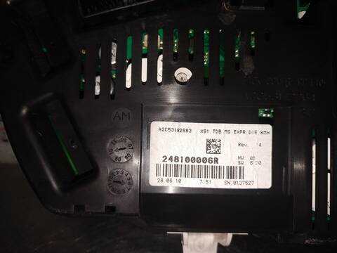 Foto 3ª: Cuadro de Instrumentos Renault Laguna EMOTION PLUS COUPE 150CV 110KW [M9RA8] (2010)