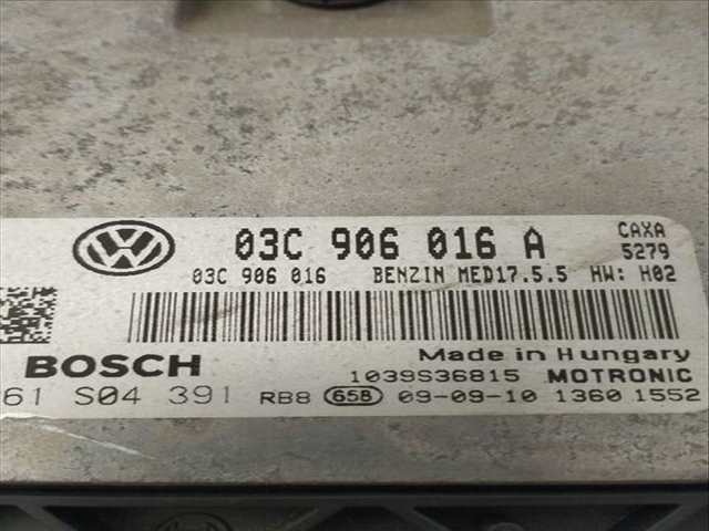 Foto 3ª: Centralita Motor ECU Volkswagen Golf ADVANCE 122CV 90KW [CAX] (2009)