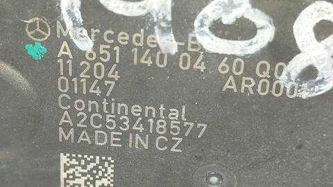 Foto 4ª: Valvula EGR Mercedes Sprinter 310/313/316 CDI 906.131/132/133/135) 129CV 95KW CAJA ABIERTA [651955] (2011)