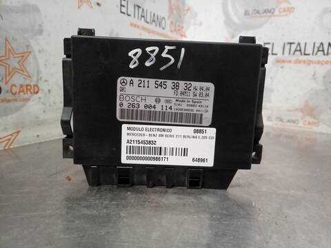 Centralita Motor ECU Mercedes Clase E 180 E 320 CDI 211.026) BERLINA 204CV 150KW