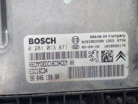 Foto 3ª: Centralita Motor ECU Peugeot Partner 1.6 16V HDI FAP 90CV 66KW [D-9HX O 9HO3] (2008)