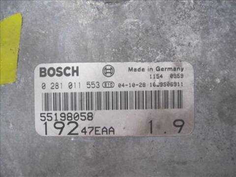 Foto 3ª: Centralita Motor ECU Fiat Stilo 1.9 JTD 192_XE1A) 115CV 85KW [192 A1.000] (2005)