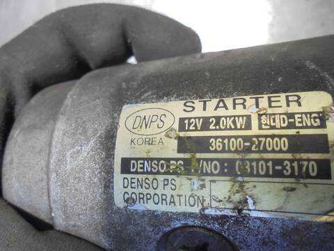Foto 2ª: Motor de Arranque Kia Carens 2.0 CRDI EX MONOVOLUMEN 140CV 103KW [D4EA] (2006)