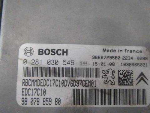 Foto 2ª: Centralita Motor ECU Citroen Berlingo 1.6 HDI 75 75CV 55KW FURGON (2015)