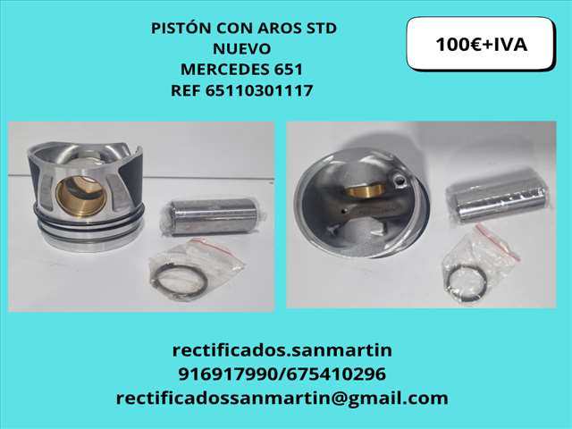 Foto 1ª: Pistones Mercedes Sprinter DIESEL [651]