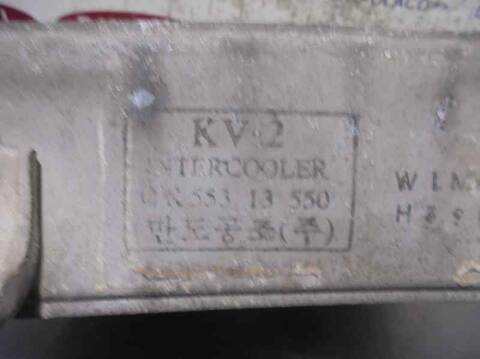 Foto 3ª: Intercooler Kia Carnival 2.9 CRDI CAT 144CV 106KW [J3] (2002)