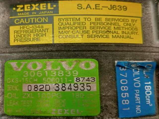 Foto 2ª: Compresor Aire Acondicionado Volvo S40 VERSION INDEFINIDA (1995)