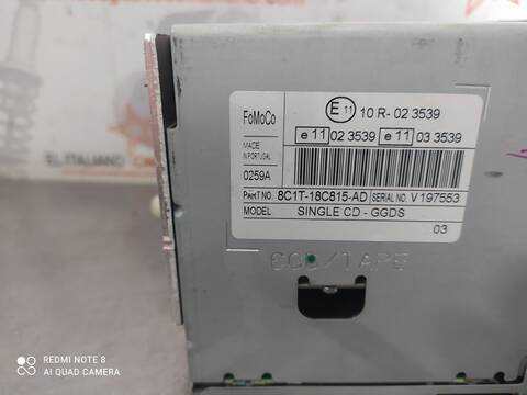 Foto 4ª: Sistema Audio Radio CD Ford Transit FT 350 HD) CABINA SIMPLE MEDIA 155CV 114KW CAJA ABIERTA [CVRB] (2012)