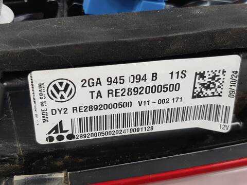 Foto 3ª: Piloto Trasero Derecho Volkswagen T-Roc LIFE (2021)