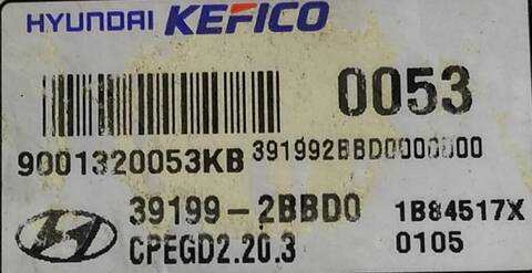 Foto 3ª: Centralita Motor ECU Hyundai Tucson KOSMO 2WD 177CV [G4FJ] (2014)