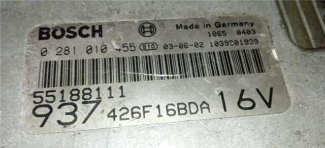 Foto 1ª: Centralita Motor ECU Alfa Romeo 147 1.9 JTD 16V DISTINCTIVE [1.9 LTR. - 103 KW JTD 16V CAT] [192 A5.000]