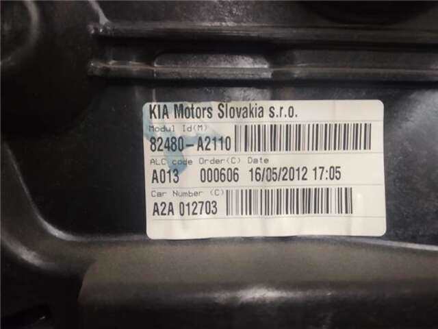 Foto 3ª: Elevalunas Eléctrico Delantero Derecho Kia Ceed 1.4 CONCEPT [1.4 LTR. - 66 KW CRDI CAT] (JD)(2012) [D4FC]