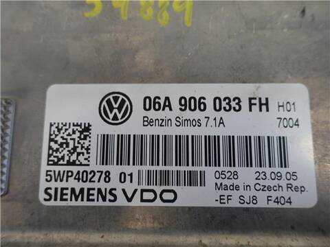 Foto 2ª: Centralita Motor ECU Seat Altea 1.6 102CV 75KW [BSE] (2005)