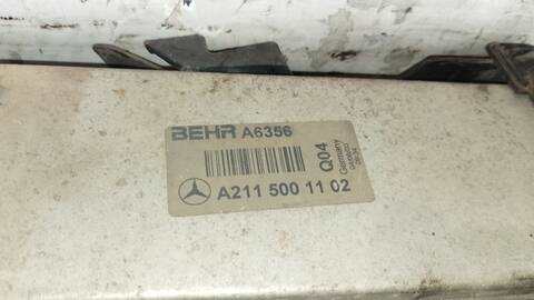 Foto 4ª: Intercooler Mercedes Clase E 180 E 320 CDI 211.026) BERLINA 204CV 150KW [648961] (2003)