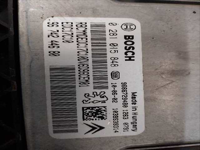 Foto 2ª: Centralita Motor ECU Peugeot 207 1.6 D [D-9HP 9H06] (2010)