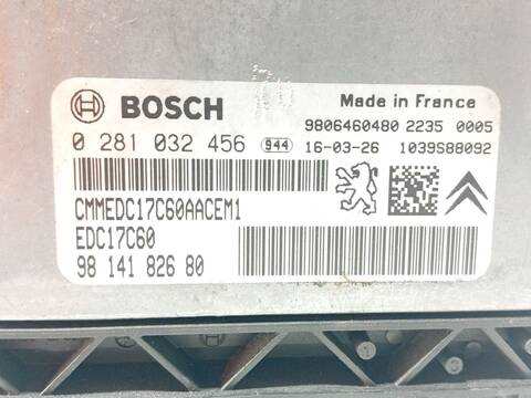 Foto 4ª: Centralita Motor ECU Citroen C Elysee 1.6 BLUEHDI 100 99CV 73KW [BHY (DV6FD)] (2016)