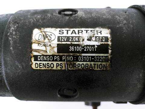 Foto 2ª: Motor de Arranque Hyundai Santa Fe VERSION INDEFINIDA (2000)