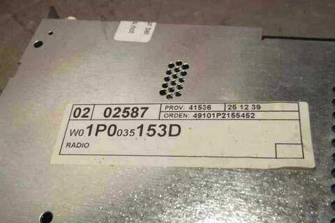 Foto 3ª: Sistema Audio Radio CD Seat Leon ERENCE 105CV 77KW [CAY] (2010)