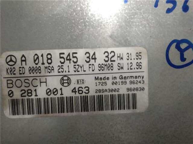 Foto 3ª: Centralita Motor ECU Mercedes Clase C 160 2.5 250 T TURBODIESEL (202.188) [2.5 LTR. - 110 KW 20V TURBODIESEL CAT] [OM 605.912]