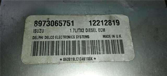 Centralita Motor ECU Opel Astra 1.7 CDTI