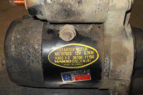 Foto 3ª: Motor de Arranque Hyundai Accent 1.3 CAT 84CV 62KW [G4EH] (1995)