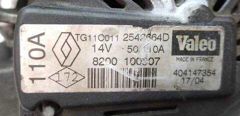 Foto 2ª: Alternador Renault Scenic 1.5 DCI JM0F) (2003)