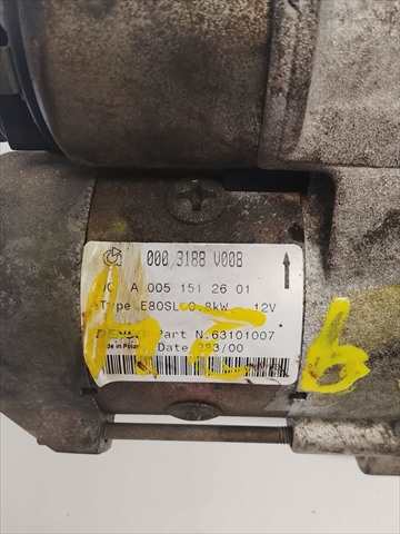 Foto 2ª: Motor de Arranque Smart Smart 0.6 GASOLINA [G/13] (2000)