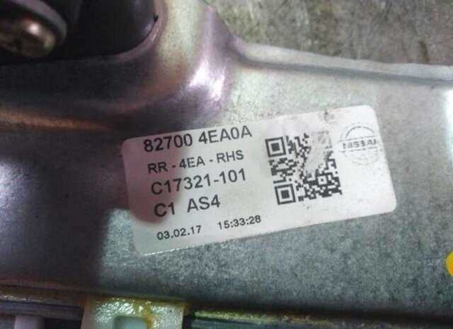 Foto 1ª: Elevalunas Eléctrico Trasero Derecho Nissan Qashqai 1.5DCI [K9KF646]