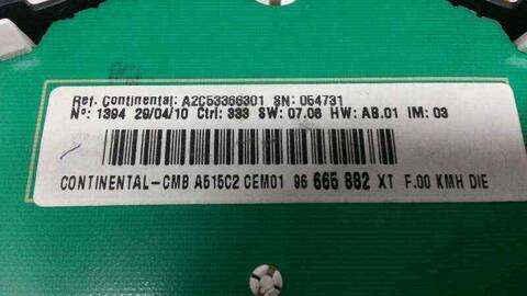 Foto 4ª: Cuadro de Instrumentos Citroen C3 VERSION INDEFINIDA (2002)
