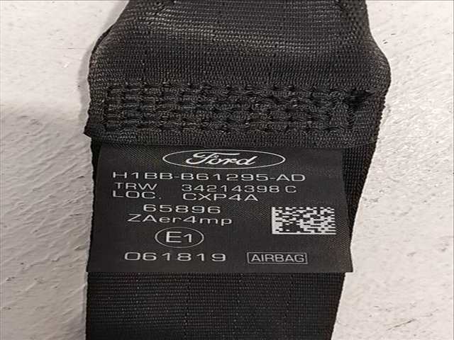 Foto 2ª: Cinturón Delantero Derecho Ford Fiesta TREND 1 TDCI CAT 86CV (2017)